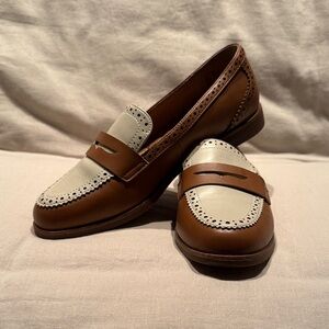 Kelly and Katie Brown and Cream Women's Loafers